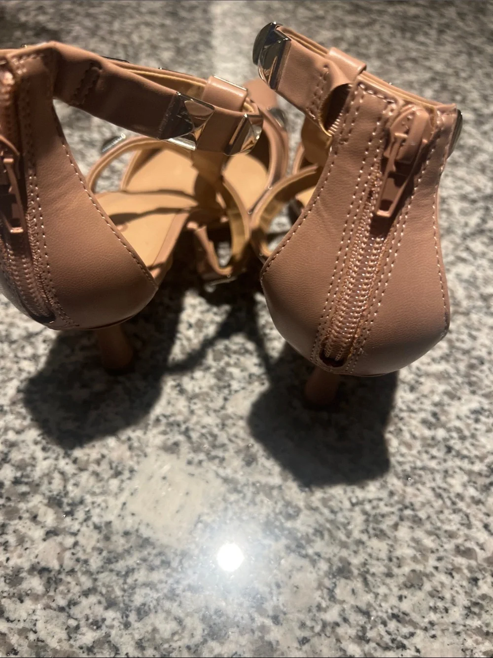 INC International Concepts Rose Studded T-Strap Kitten Heel Pumps